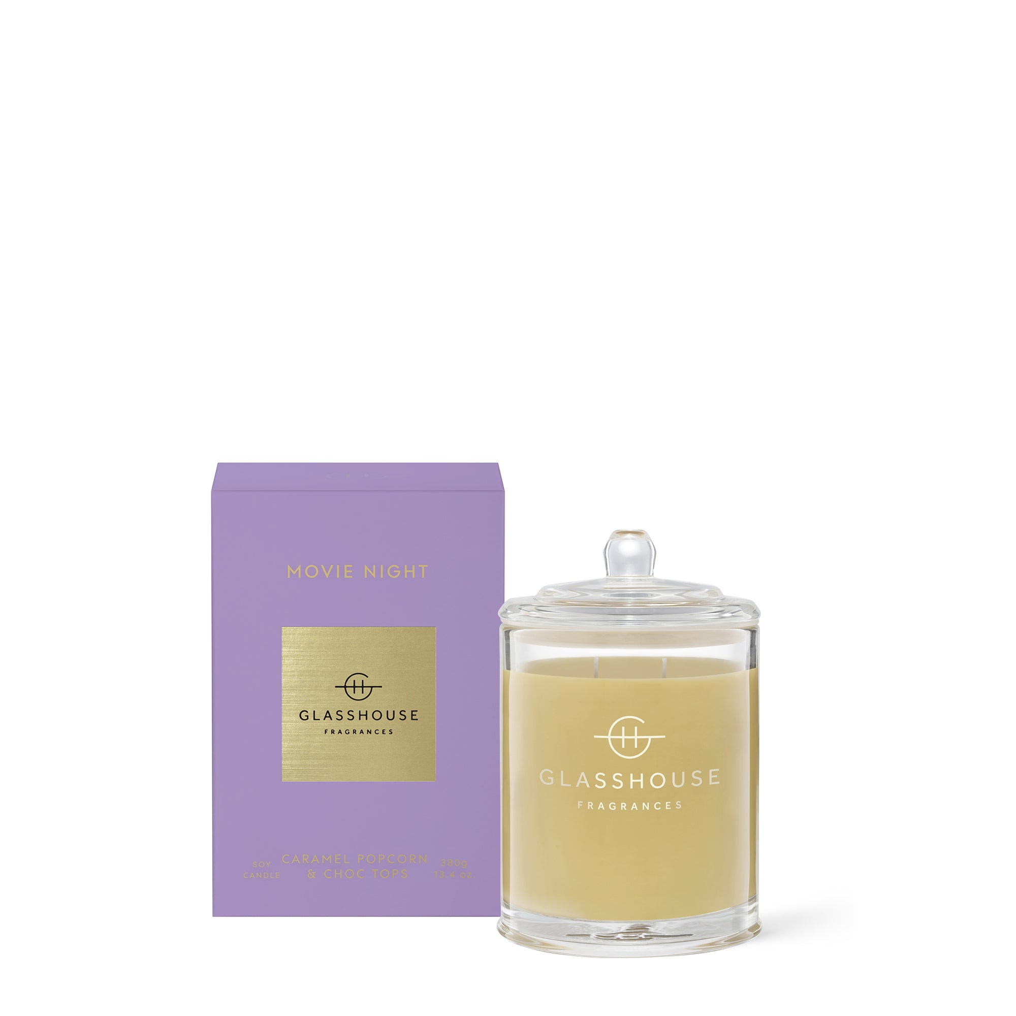 Glasshouse Fragrances MOVIE NIGHT Candle 380g slider