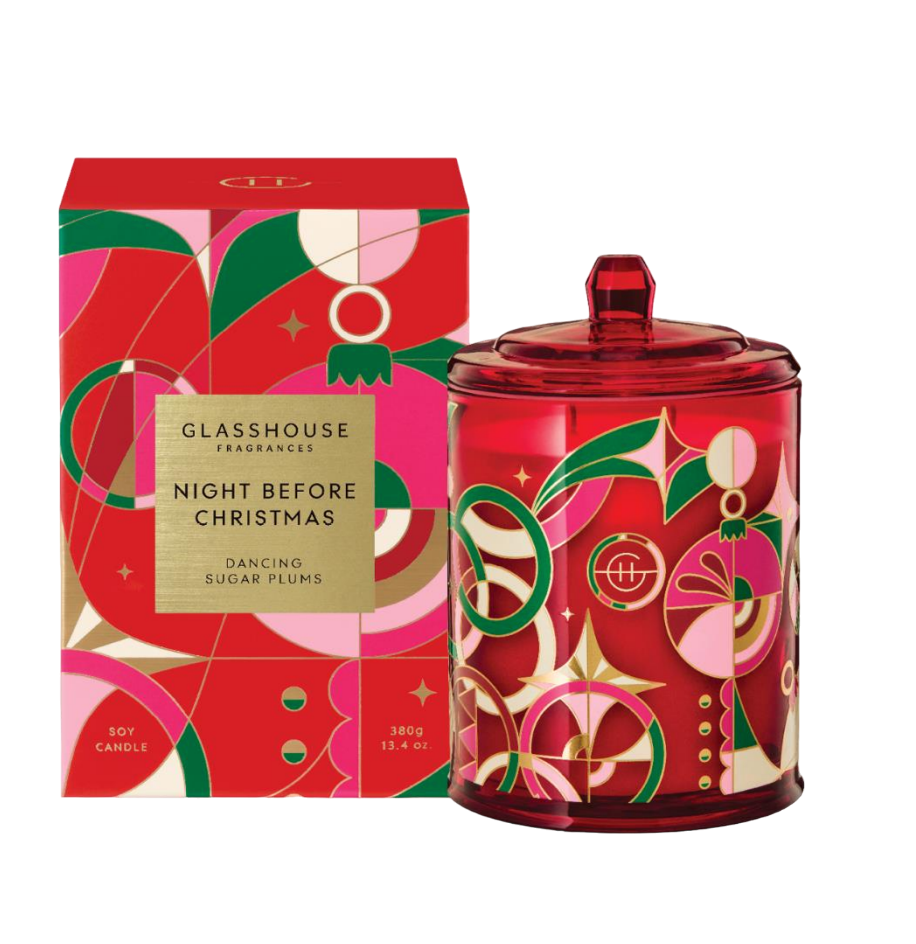 Glasshouse Fragrances NIGHT BEFORE CHRISTMAS Soy Candle 380g slider