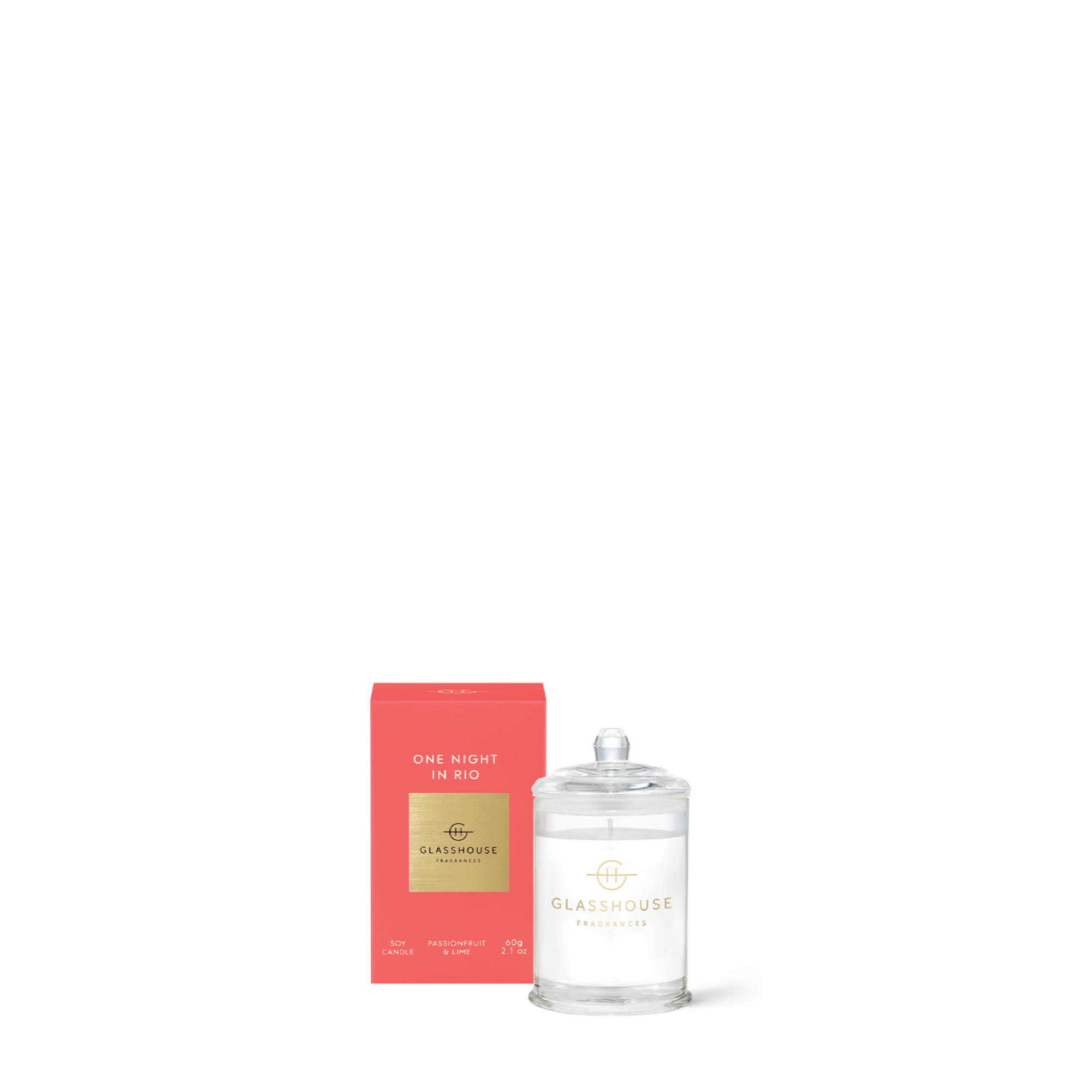 Glasshouse Fragrances ONE NIGHT IN RIO Candle 60g slider