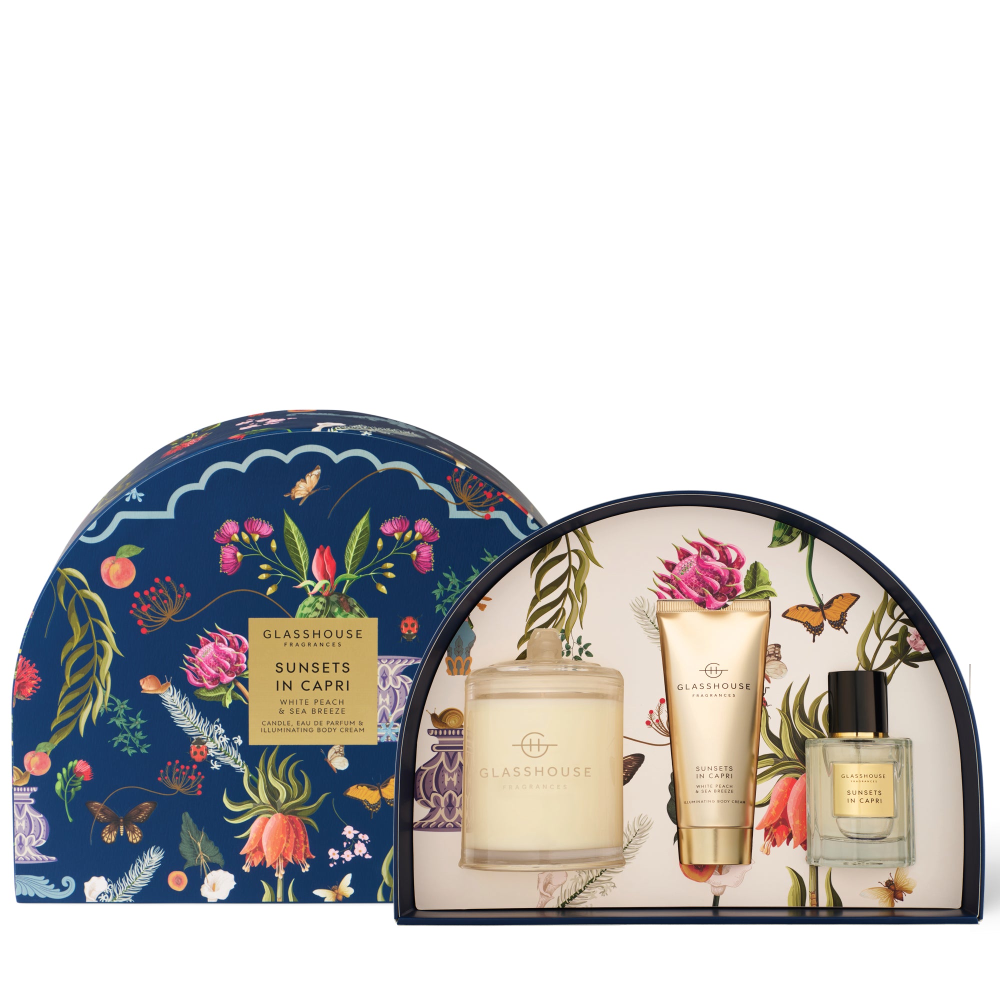 Glasshouse Fragrances SUNSETS IN CAPRI Fragrance Set slider