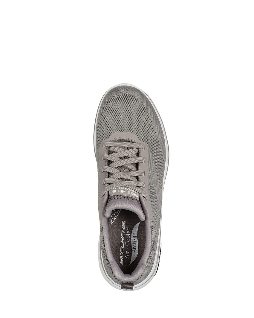 Skechers GO Walk Arch Fit 2.0 - Temporal - CHARCOAL AND ORANGE TEXTILE slider