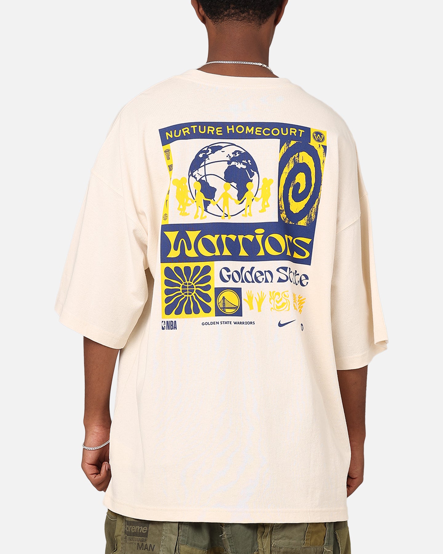 Golden State Warriors NBA Courtside Oversized T-Shirt slider