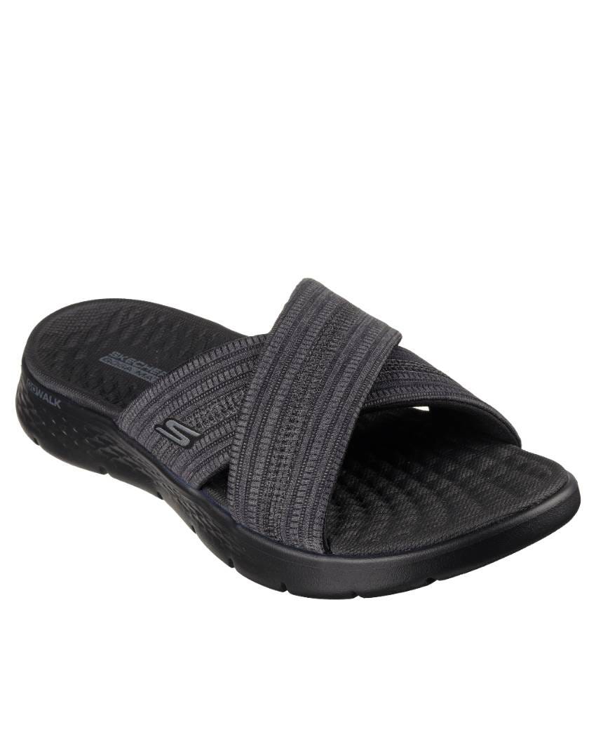 GOwalk Flex Sandal - Impressed - BLACK/GREY slider