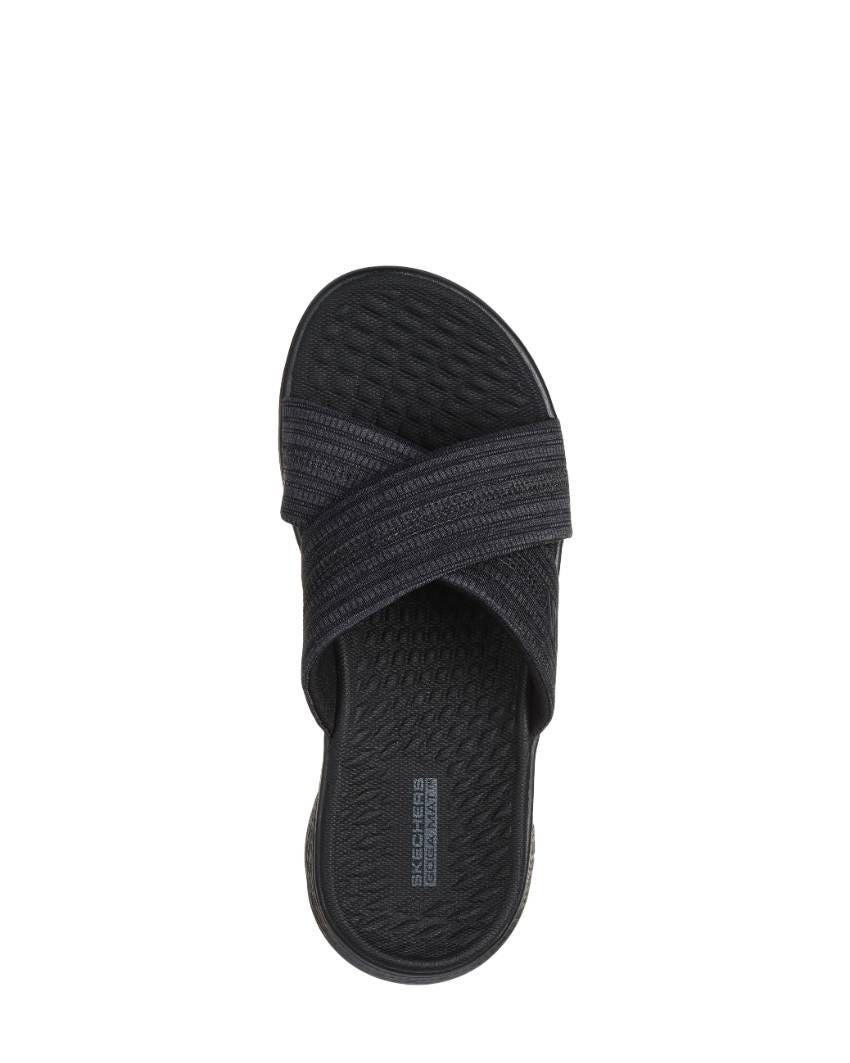 GOwalk Flex Sandal - Impressed - BLACK/GREY slider