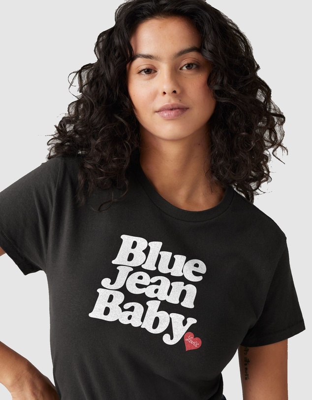 Graphic Classic Tee - Blue Jean Baby Pirate Black