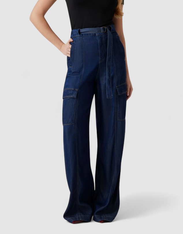 GUESS JEANS Agatha Cargo - BODEGUITA DARK