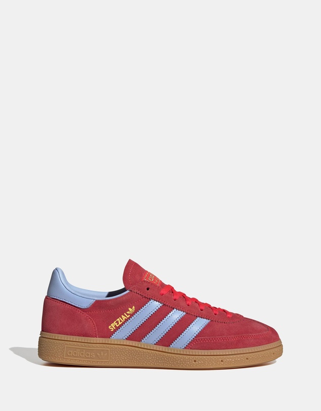 Handball Spezial Shoes - Unisex - Lucid Red, Glow Blue & Gum 1