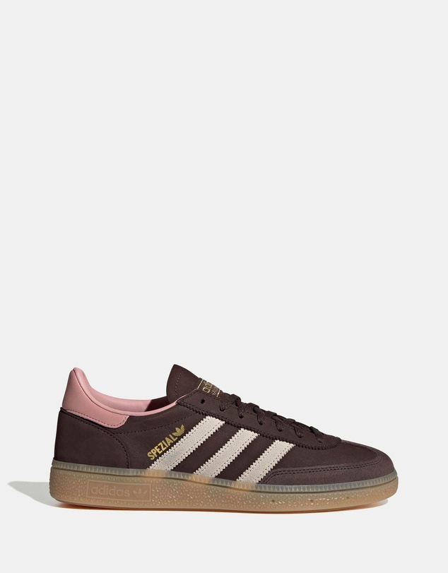 Handball Spezial Shoes - Women's - Dark Brown, Alumina & Wonder Mauve