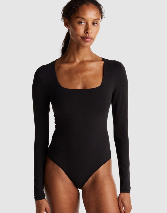 Heritage LS Bodysuit - Black