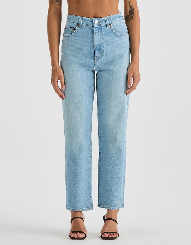 Hi Straight Jeans - Faded Blue