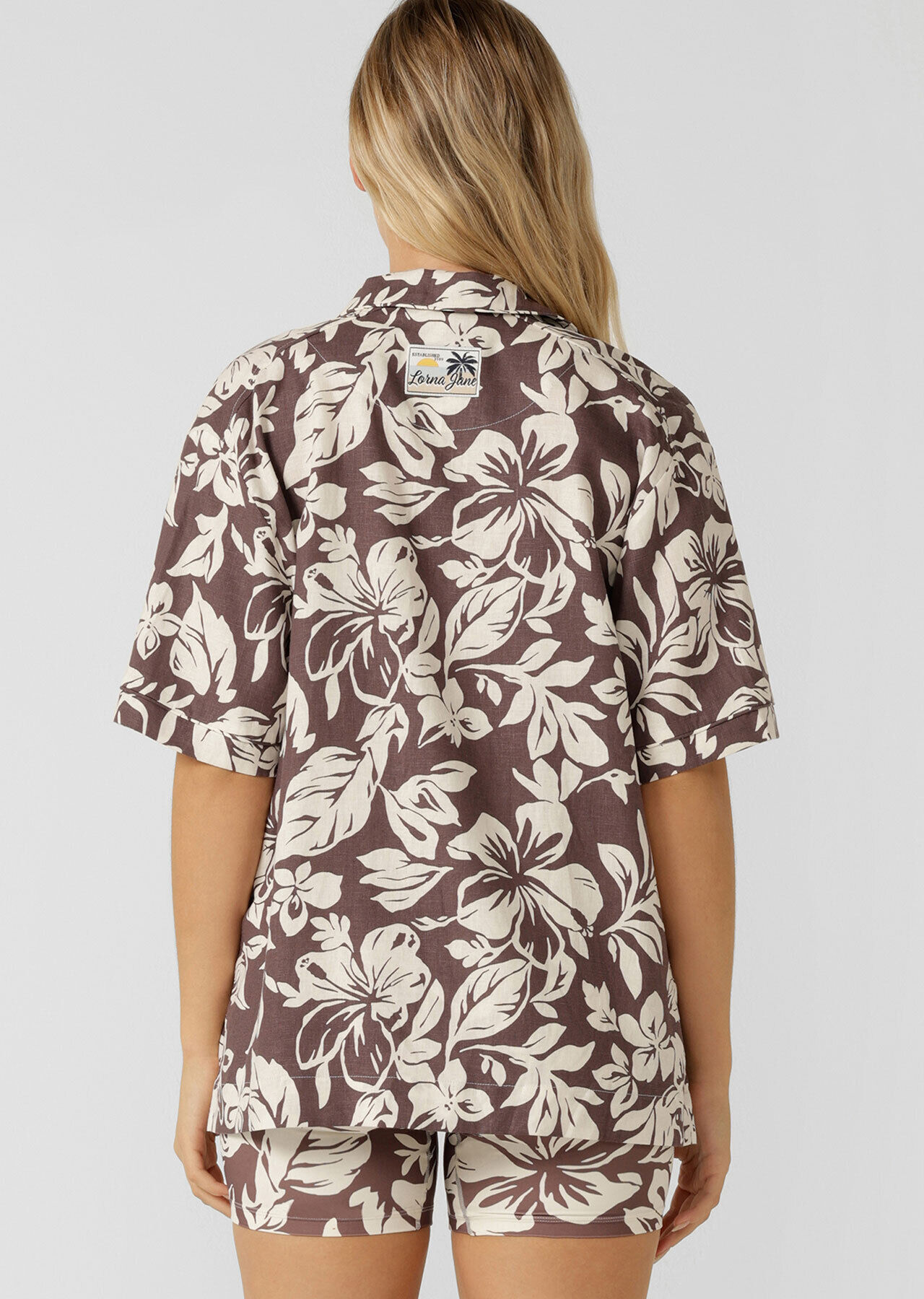 Hibiscus Weekend Shirt - Hibiscus Print slider