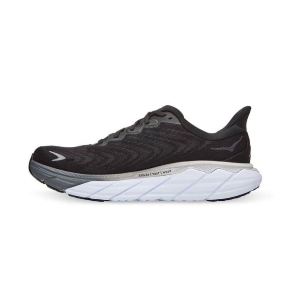 Hoka Arahi 6 - Mens Running Shoes - Black/White slider