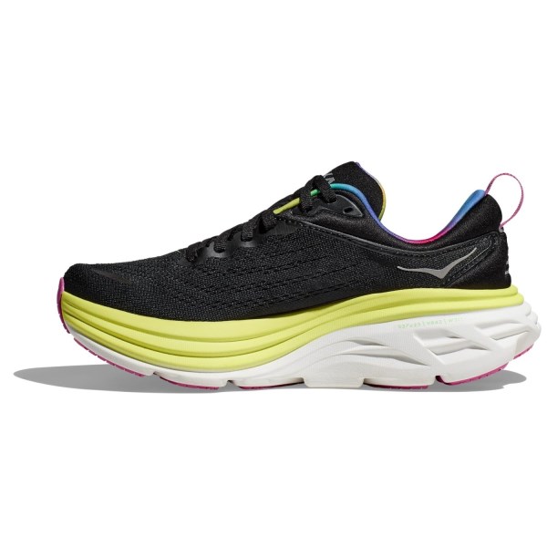 Hoka Bondi 8 - Mens Running Shoes - Black/Citrus Glow slider