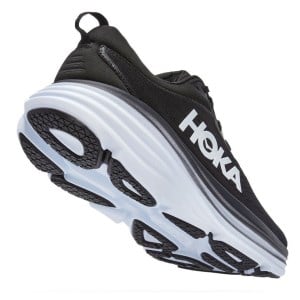 Hoka Bondi 8 - Mens Running Shoes - Black/White slider