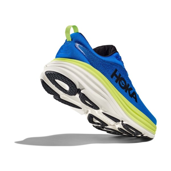 Hoka Bondi 8 - Mens Running Shoes - Electric Cobalt/Lettuce slider