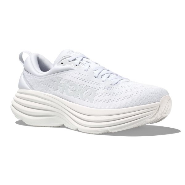 Hoka Bondi 8 - Mens Running Shoes - White/White slider