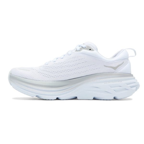 Hoka Bondi 8 - Womens Running Shoes - Triple White slider