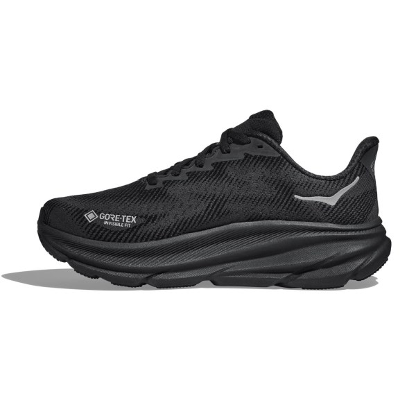 Hoka Clifton 9 GTX - Womens Running Shoes - Black/Black slider