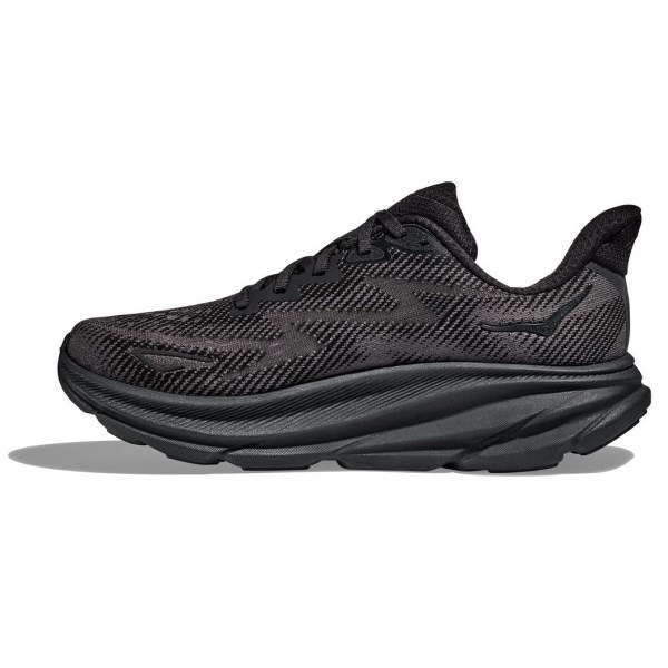 Hoka Clifton 9 - Mens Running Shoes - Black/Black slider