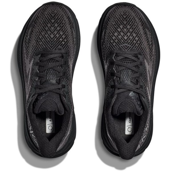 Hoka Clifton 9 - Mens Running Shoes - Black/Black slider