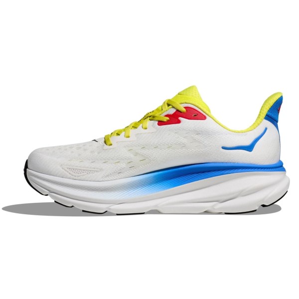 Hoka Clifton 9 - Mens Running Shoes - Blanc De Blanc/Virtual Blue slider