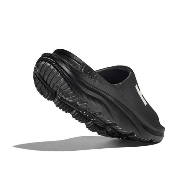 Hoka Ora Athletic Slide 3 - Unisex Recovery Slides - Black/White slider