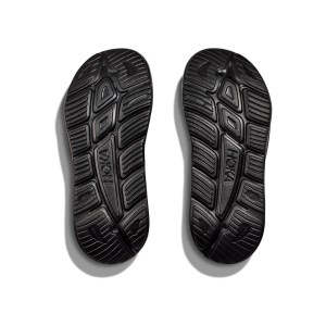 Hoka Ora Athletic Slide 3 - Unisex Recovery Slides - Black/White slider