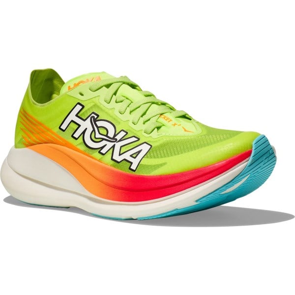 Hoka Rocket X 2 - Unisex Running Shoes - Lettuce/Solar Flare slider