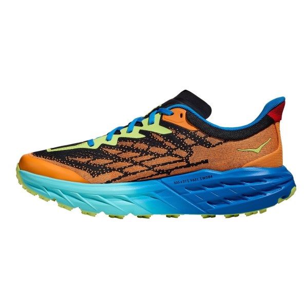 Hoka Speedgoat 5 - Mens Trail Running Shoes - Solar Flare/Diva Blue slider