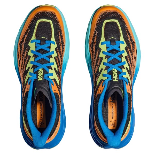 Hoka Speedgoat 5 - Mens Trail Running Shoes - Solar Flare/Diva Blue slider