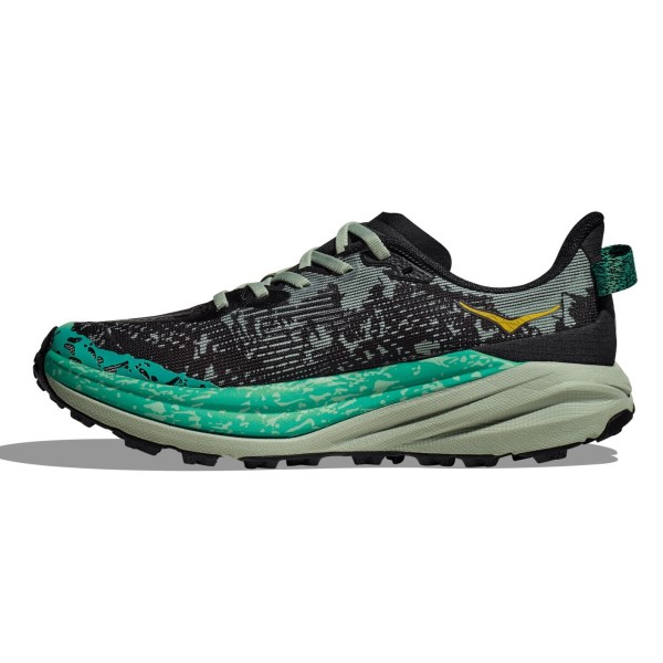 Hoka Speedgoat 6 - Womens Trail Running Shoes - Black/Aloe Vera slider