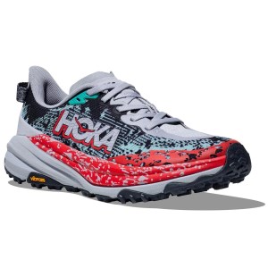 Hoka Speedgoat 6 - Womens Trail Running Shoes - Gull/Stormy Skies slider