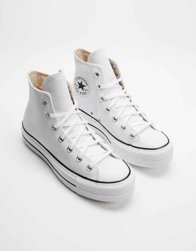 ICONIC EXCLUSIVE - Chuck Taylor All Star Lift Clean Hi - White, Black & White