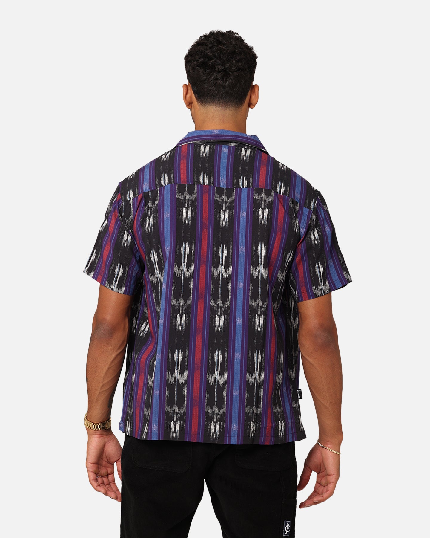 Ikat Strip Short Sleeve Shirt slider