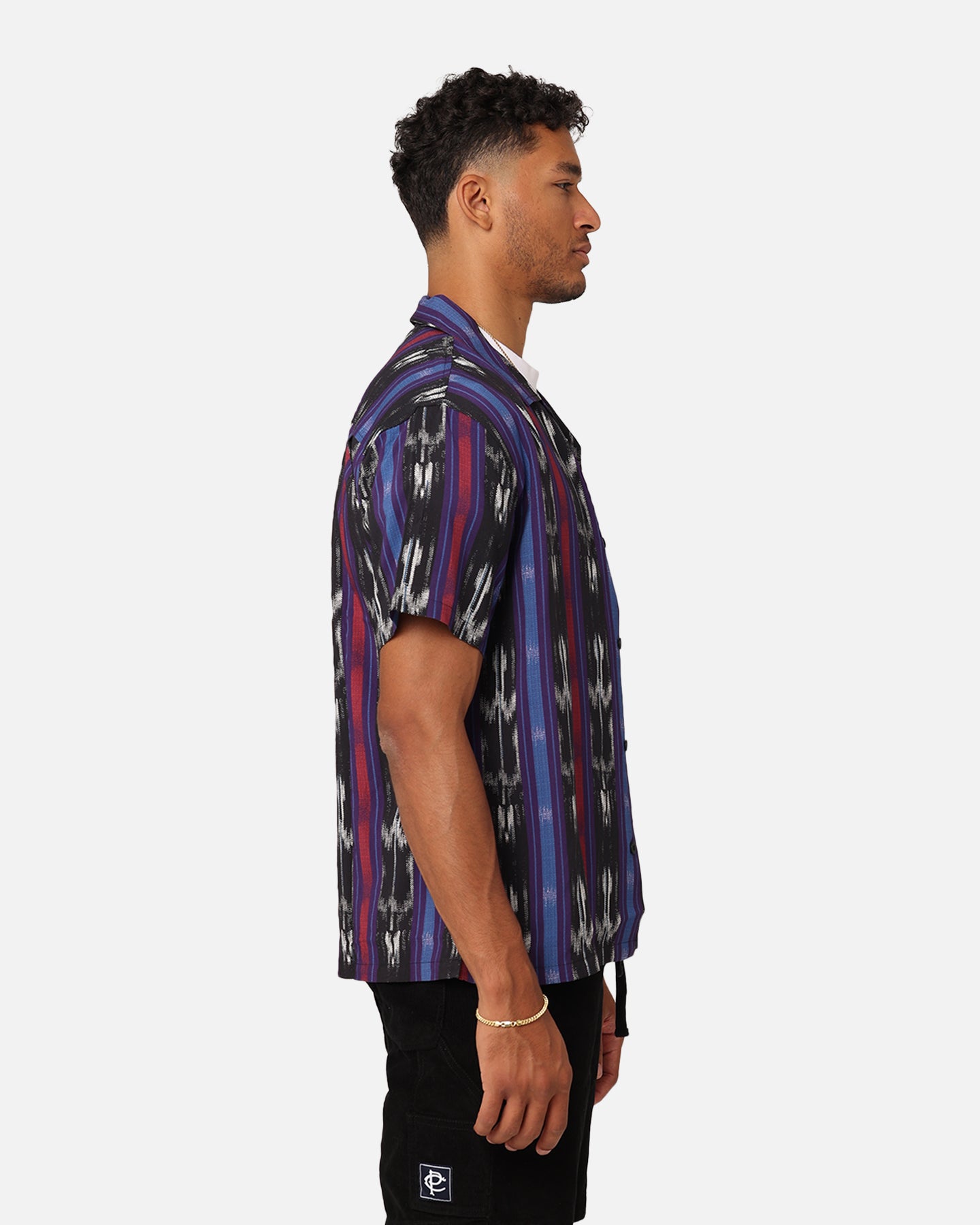 Ikat Strip Short Sleeve Shirt slider