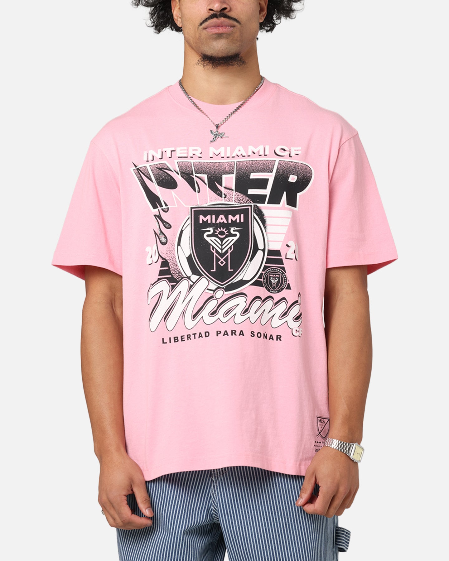 Inter Miami CF Flaming Ball T-Shirt