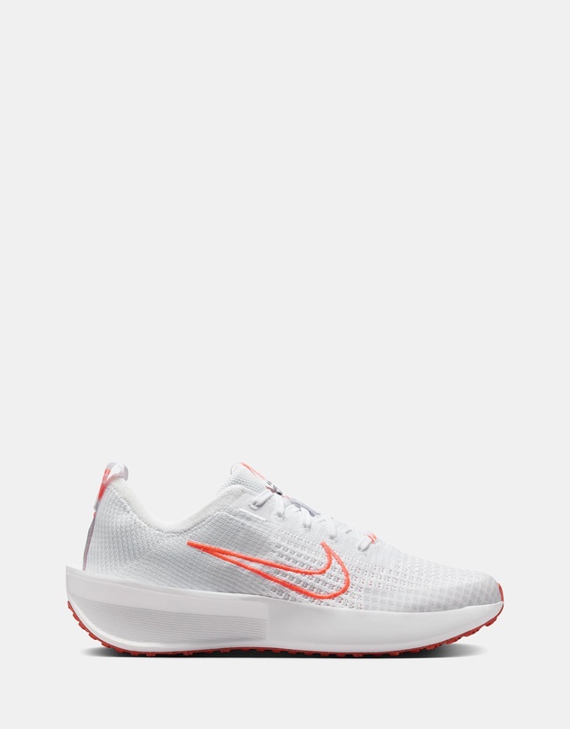 Interact Run - Women's - White, Bright Crimson, Pure Platinum & White