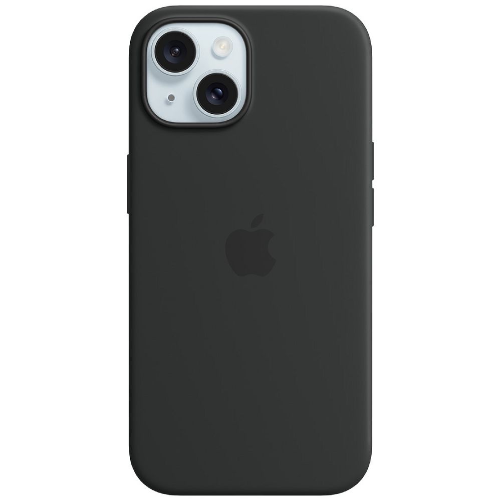 iPhone 15 Silicone Case with MagSafe Midnight slider