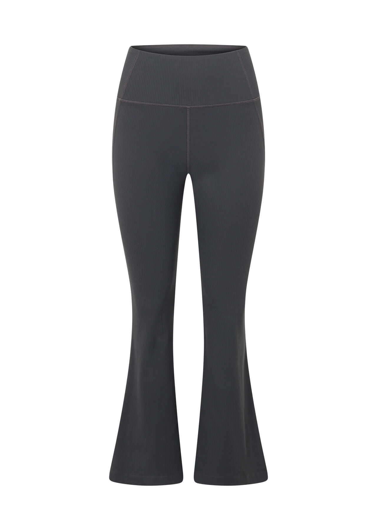 Irresistible Hi Fold Rib Flared Leggings - Titanium slider