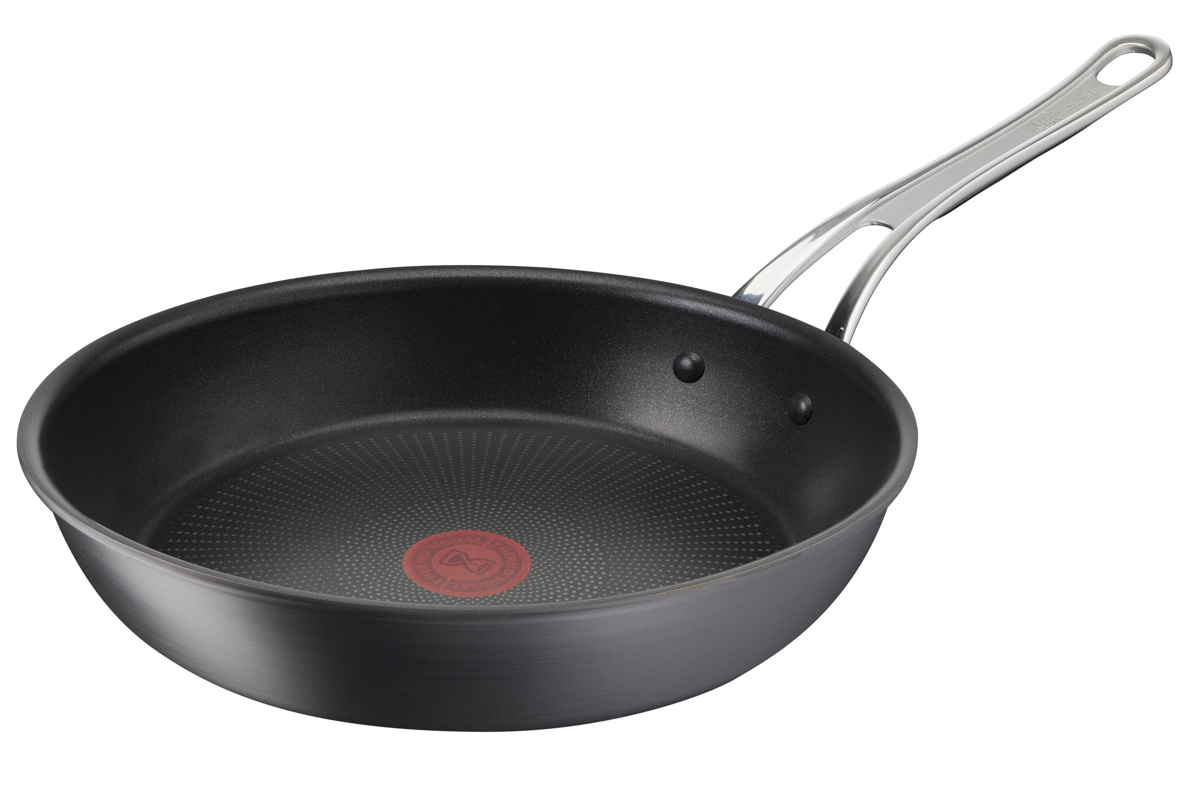 Jamie Oliver by Tefal Cooks Classic Non-Stick Induction Hard Anodised Twinpack Frypan Set 24/28cm slider