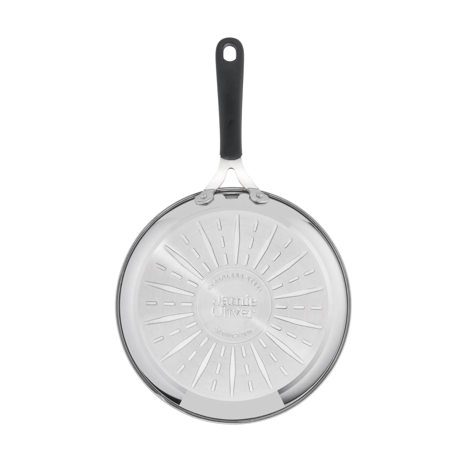 Jamie Oliver by Tefal Kitchen Essentials Induction Non-Stick Stainless Steel Triple Pack Frypans 20/24/28cm slider