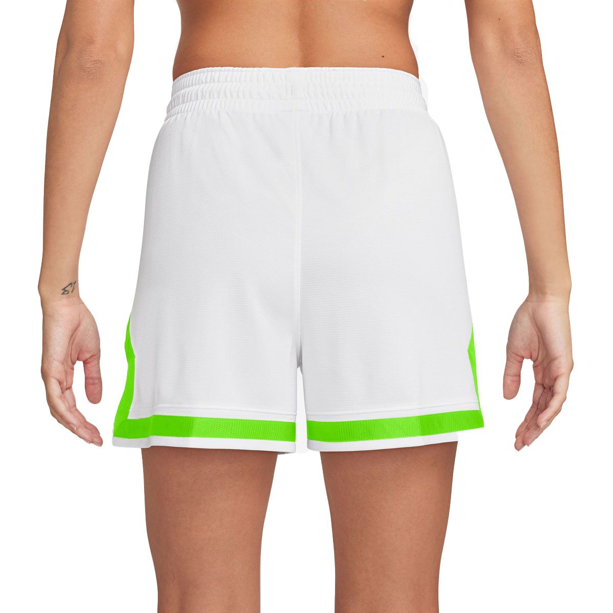 Jordan Sport Womens 4 Inch Diamond Shorts - White slider