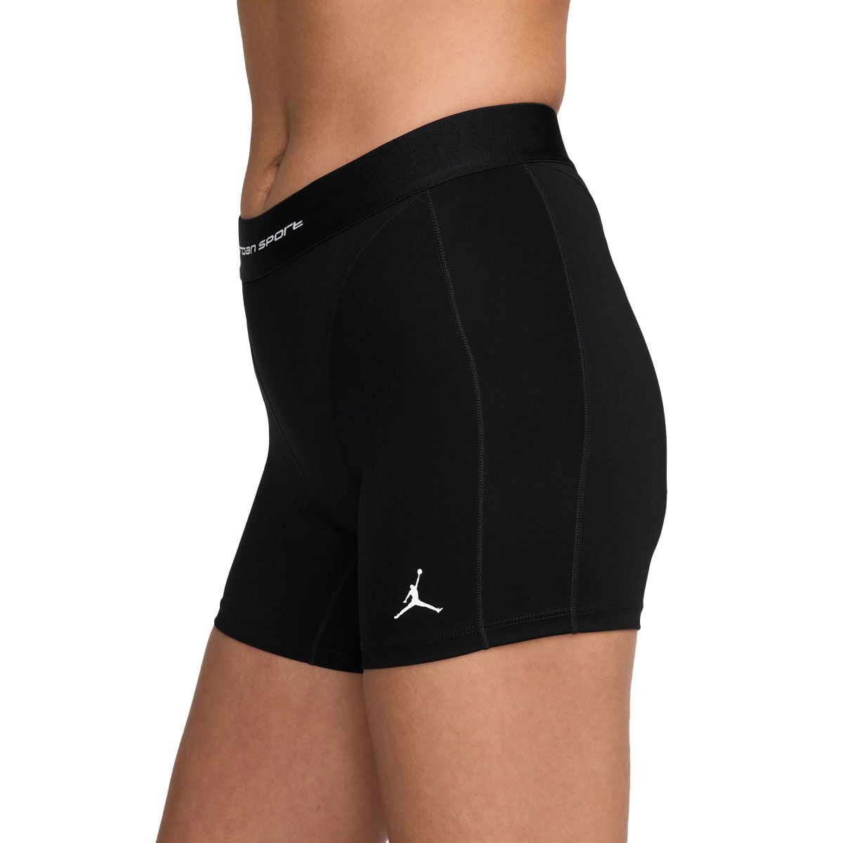 Jordan Sport Womens Leak Protection Period Shorts - Black slider