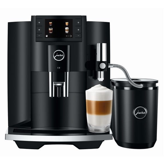 JURA E8 PIANO AUTOMATIC COFFEE MACHINE - BLACK slider