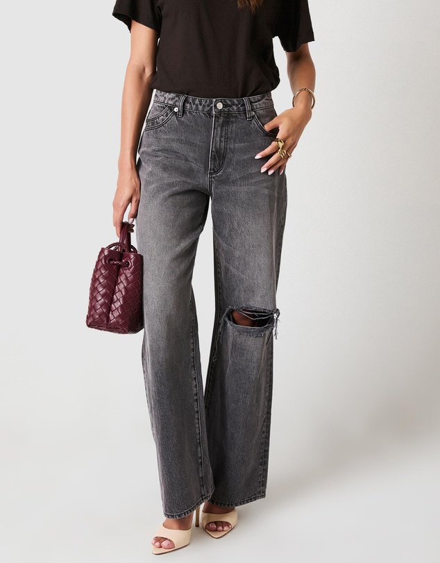 Kate Baggy Jeans - Vintage Black