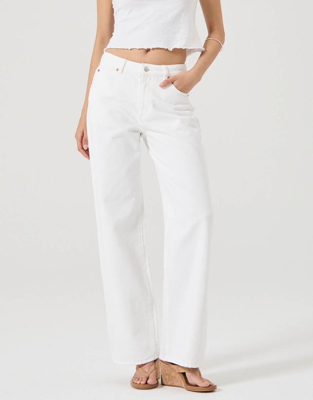 Kate Baggy Jeans - Vintage White