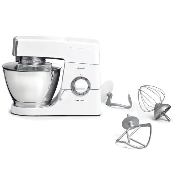 KENWOOD CHEF CLASSIC BENCH MIXER - WHITE slider