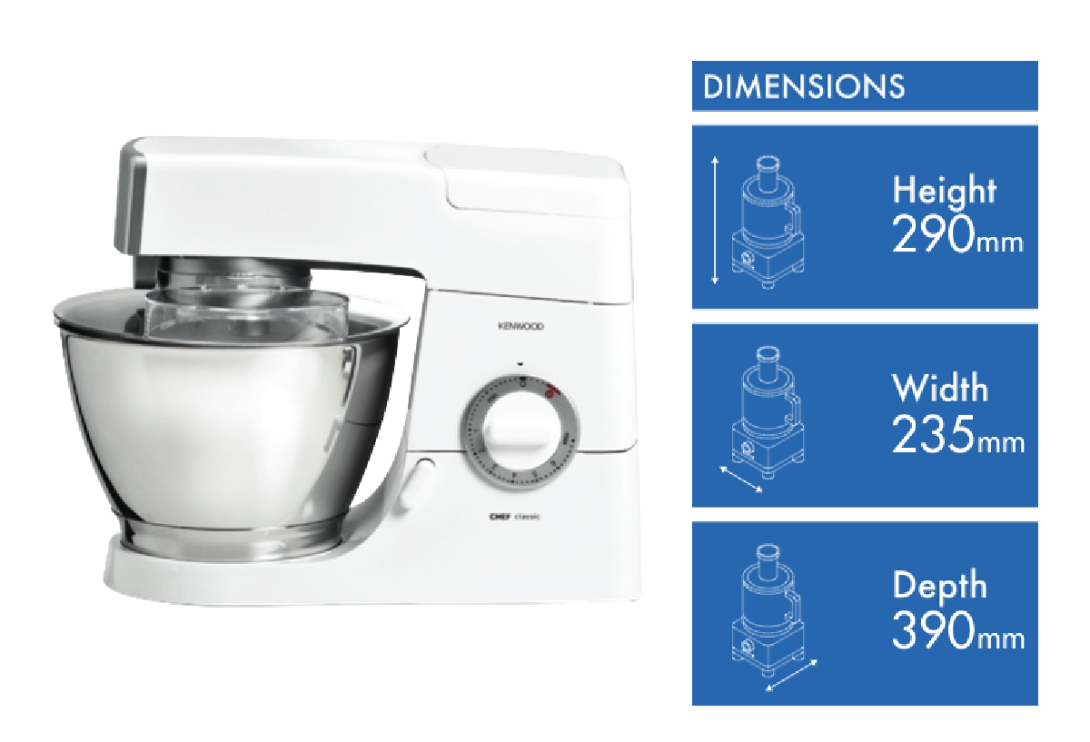 Kenwood Classic Chef Stand Mixer slider
