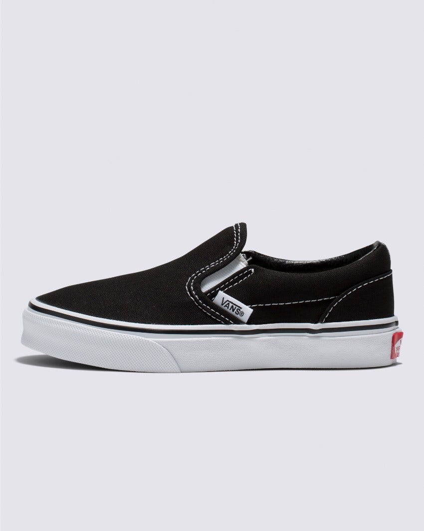 KIDS CLASSIC SLIP-ON - BLACK/TRUE WHITE slider