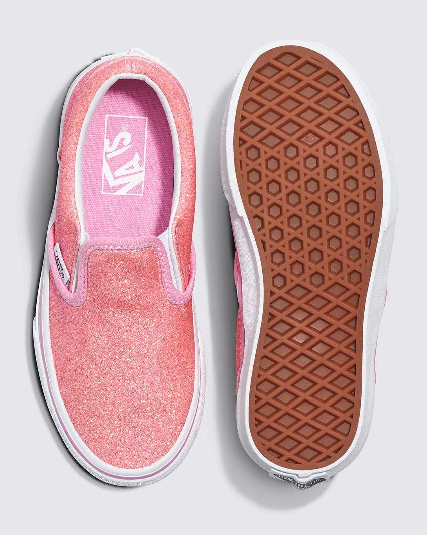 KIDS CLASSIC SLIP-ON GLITTER - GLITTER PINK slider